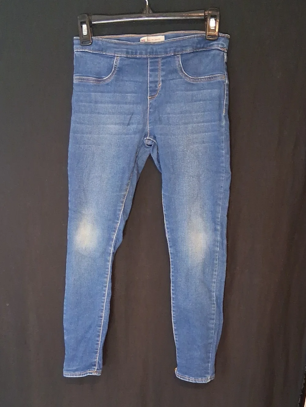 Levi's Girls Blue Stretch Pull-On Jeggings - Size 12 Regular